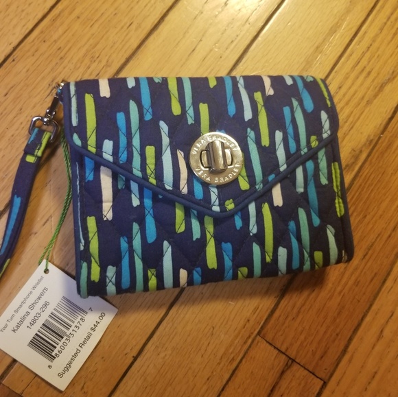 Vera Bradley Handbags - NWT Vera Bradley Your Turn Smartphone Wristlet